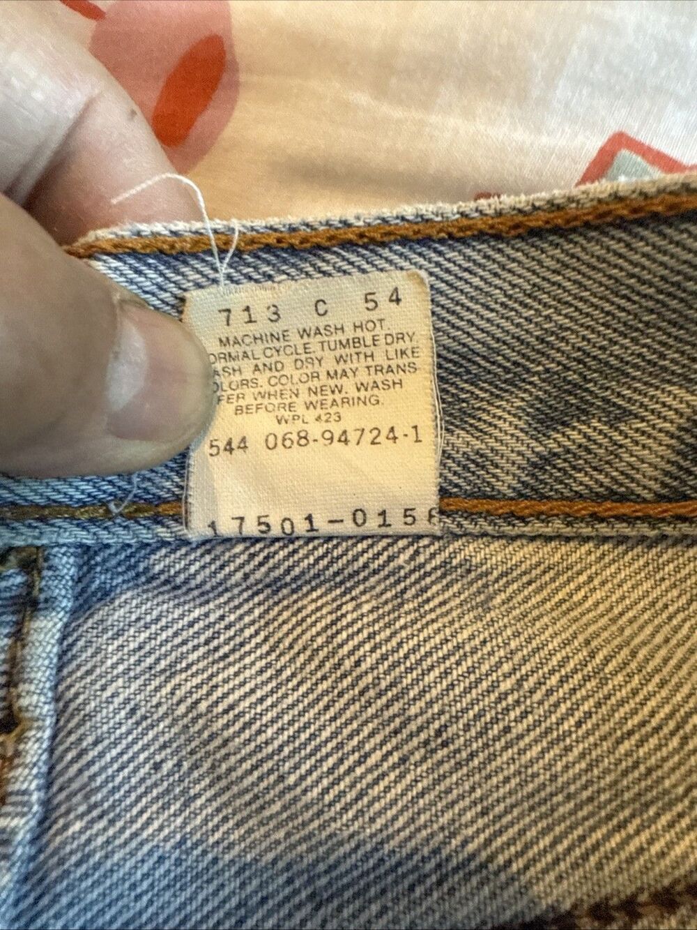 Vintage 80's USA Levi's 501 Jean Shorts Denim Distressed Custom Cut Off | Wmns 6 - Picture 7 of 12